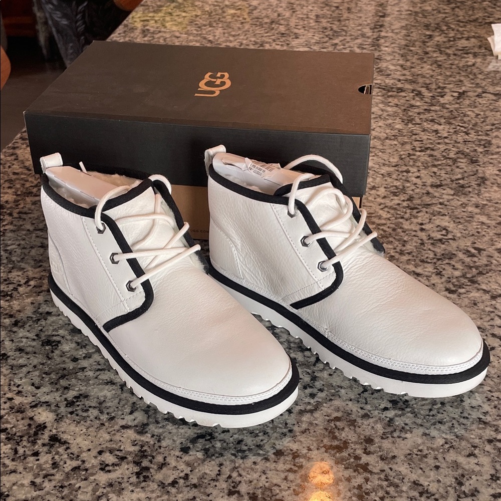 UGG Men's White Chukka Boots